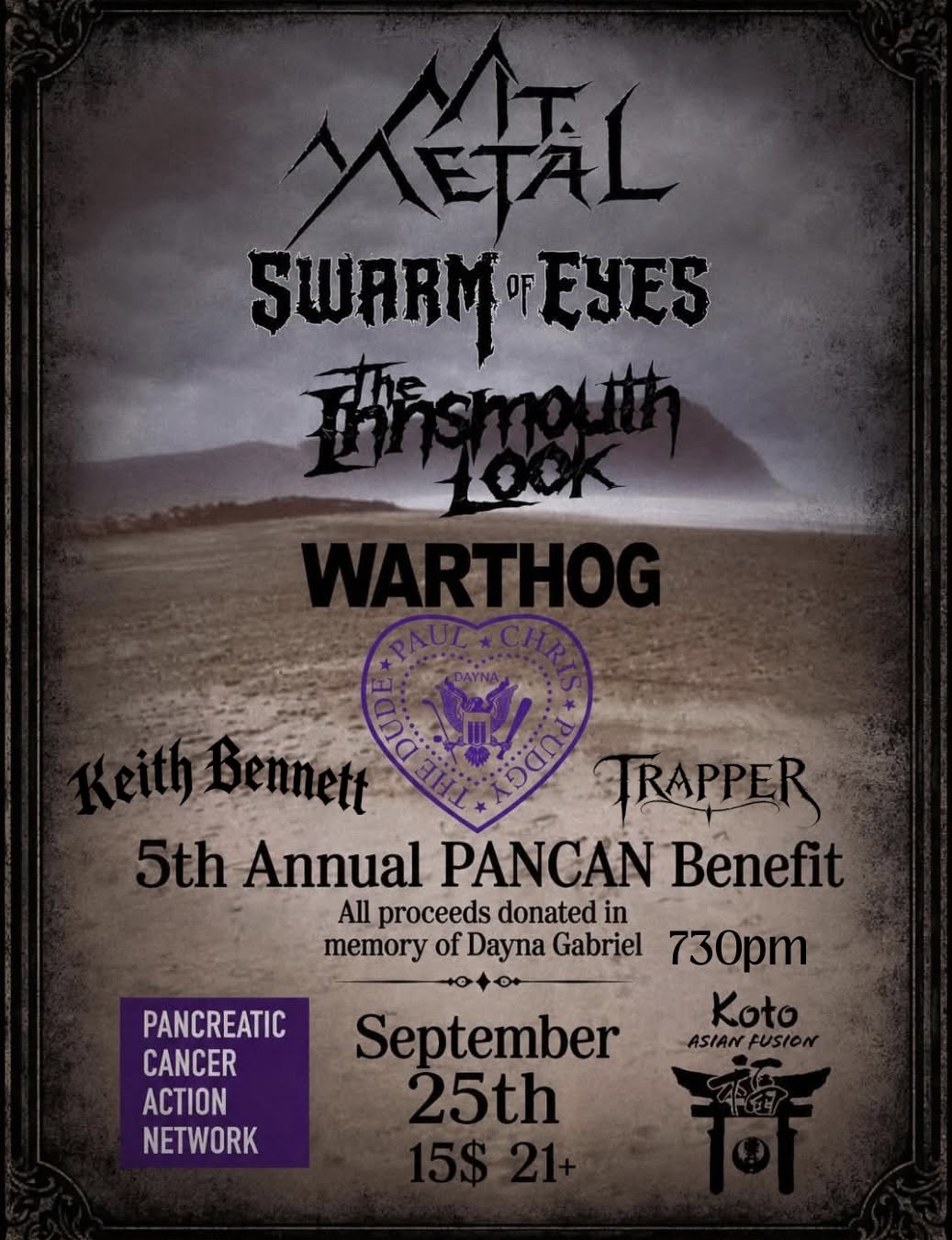 5th Annual PANCAN Benefit Concert