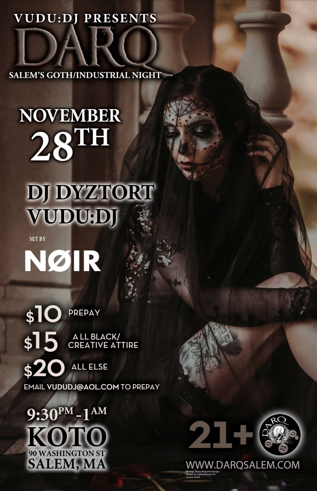 DARQ: Salem's Goth/Industrial Night
