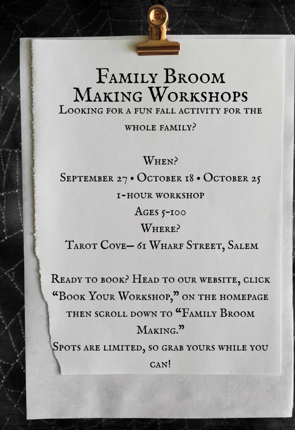 Family Broom Making Workshop