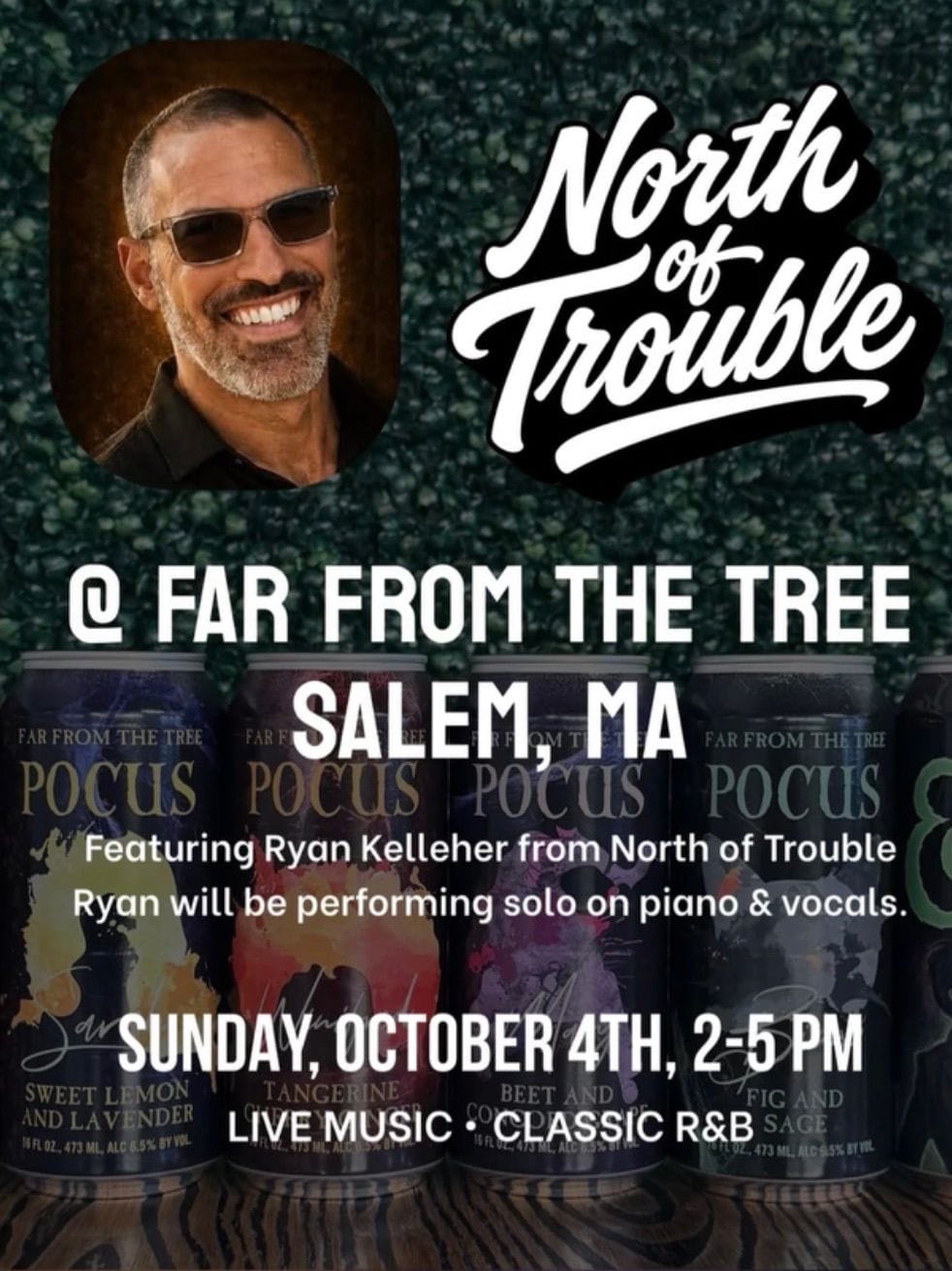Live Music: Ryan Kelleher from North of Trouble
